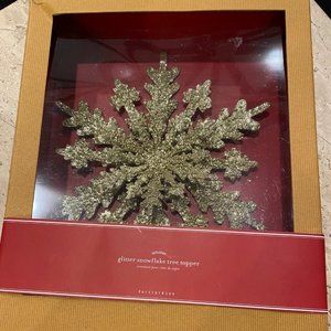 Pottery Barn Large Gold Christmas Star